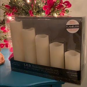 L.E.D Flameless Candle Set